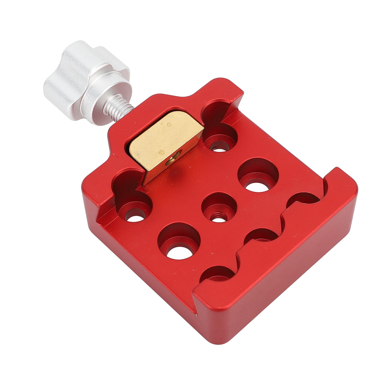 Telescope Dovetail Clamp Aluminum Alloy Multifunction 8 Holes for Dual Connections, Strong Load Bearing Capacity, for Telescopes, Cameras