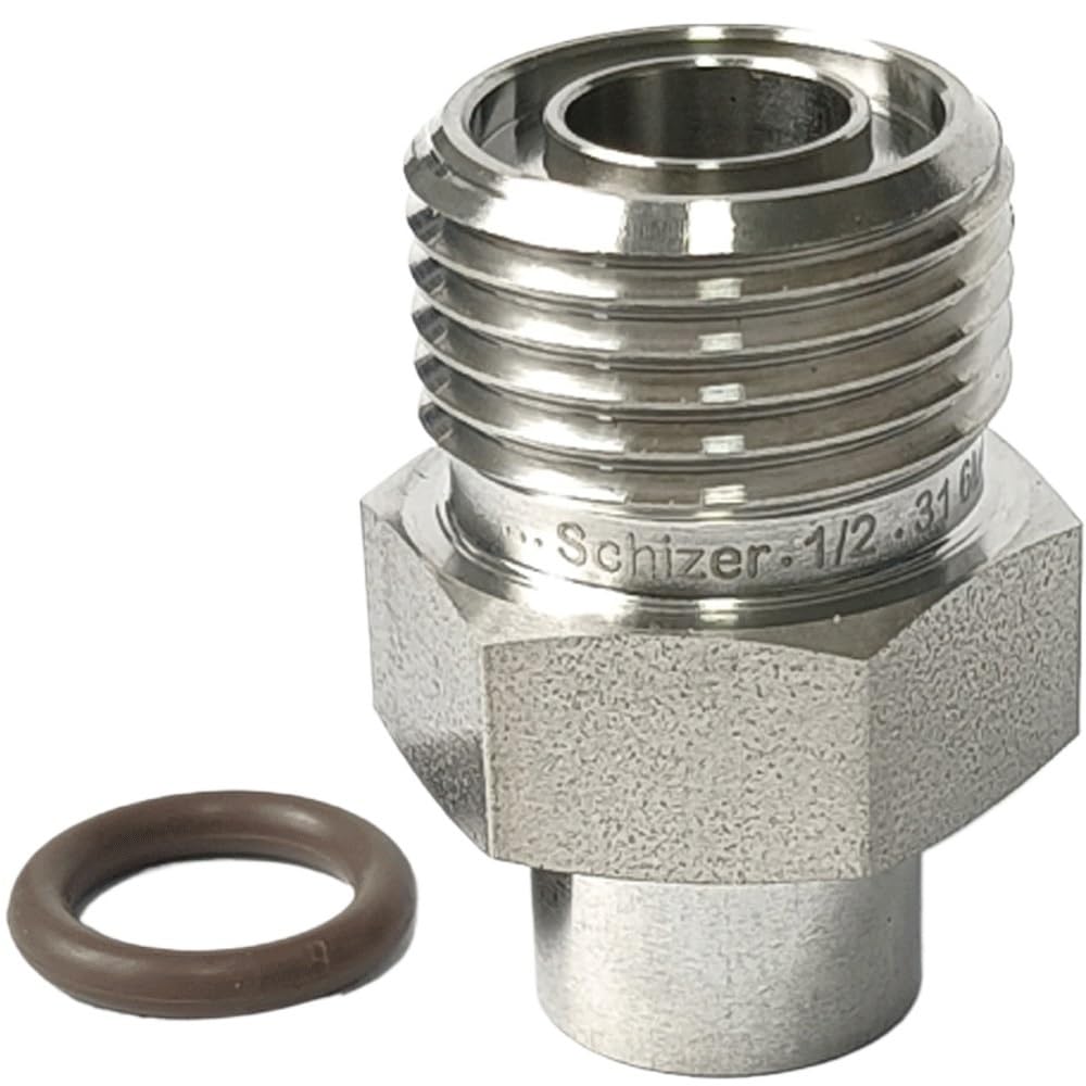 1/4" 3/8" 1/2" Vco Męski Na 1/4" 3/8" 1/2" Spawany Su316L, Złączka Adapter/1Pc/1L2 Vco To 3L8 Weld