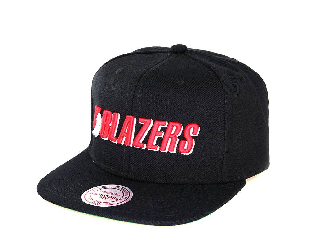 Mitchell & Ness Casquette Portland Trail Blazers Wool Solid 2