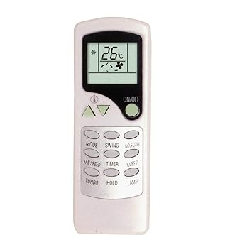 Hybite Compatible Air Conditioner Remote for Original Voltas AC Remote Control ZH/LT-01 Suitable for 1 1.5 2 ton Split or Window ac (Match Exactly with Old Model 7B Remote for Better Performance)