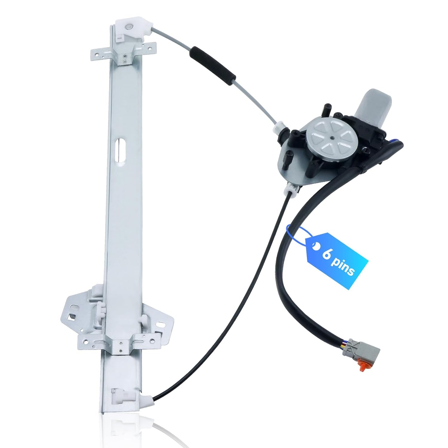 748-129 Front Driver Side Power Window Regulator with Motor (6-Pin) Compatible with 2003-2008 Honda Pilot, Replace# 72250-S9V-A01 72250-S9V-A02