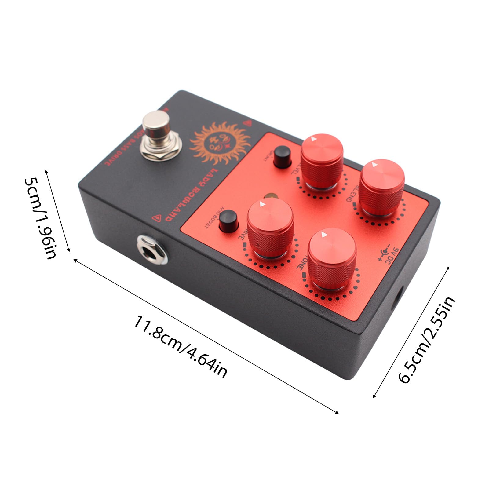 Pedał Gitarowy Overdrive, Klon B3K, Wzmocnienie JFET/CMOS, Mieszanie/tonowanie/średnie Wzmocnienie, dla Basu Gitary Elektrycznej True Bypass