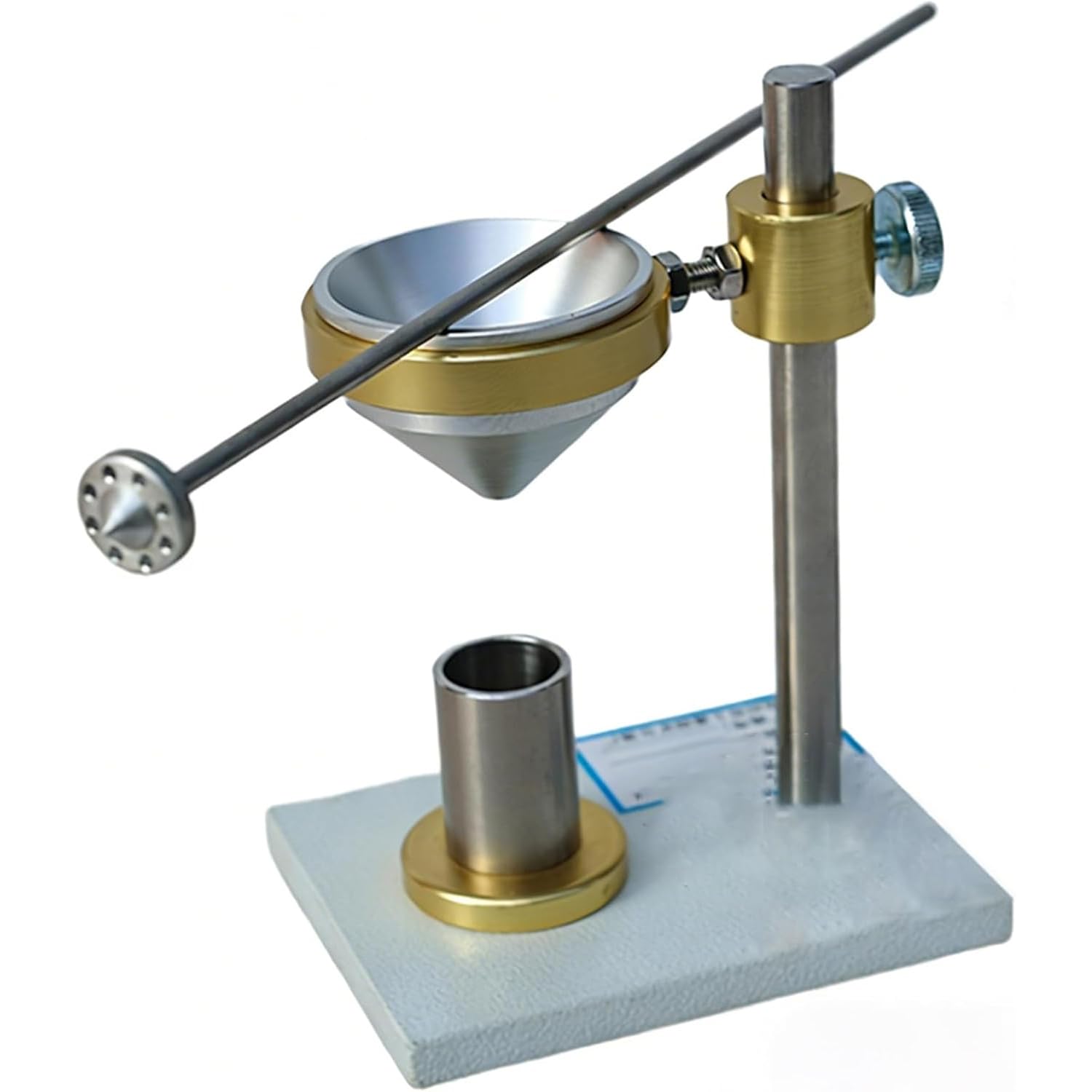 Probador de humedad del suelo, probador de tasa de hinchazón con embudo y taza medidora, diámetro interior de 20 mm, capacidad de 10 ml para determinar el contenido de suelo cohesivo, con