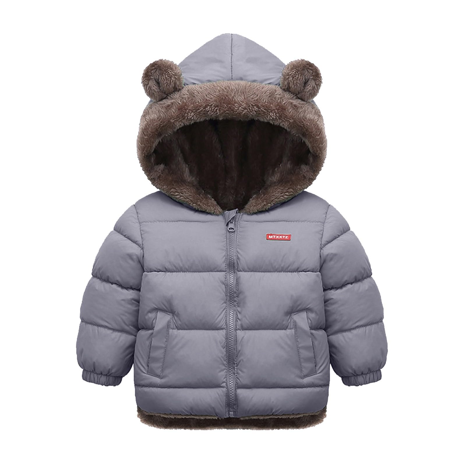 Tuta da neve termica per bambini piccoli, isolata e imbottita, tuta con giacca, abbigliamento caldo e accogliente per bambini, perfetto per giocare nella stagione fredda, all'aperto, vita quotidiana