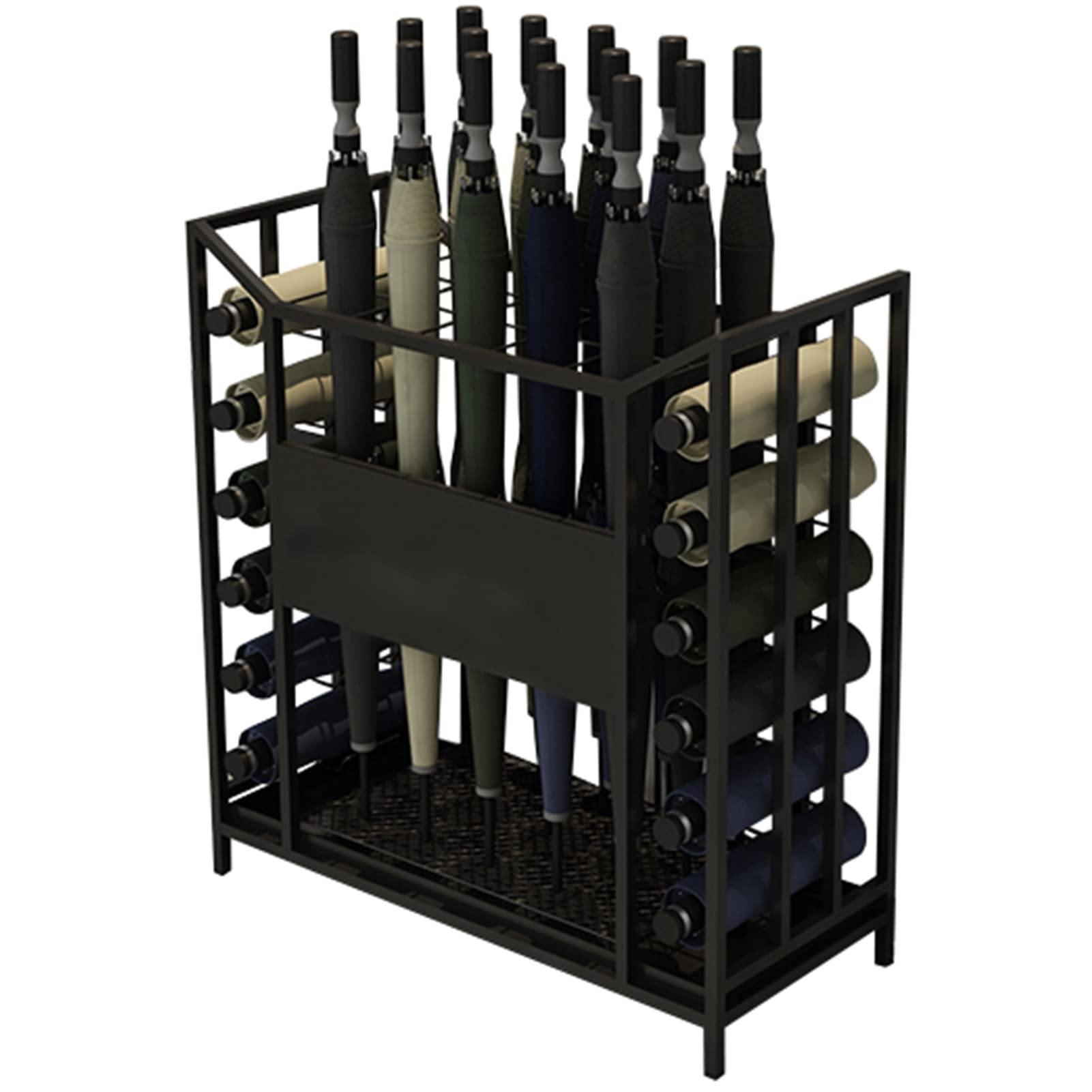 Porte-parapluie de grande capacité pour l'entrée des bars et restaurants