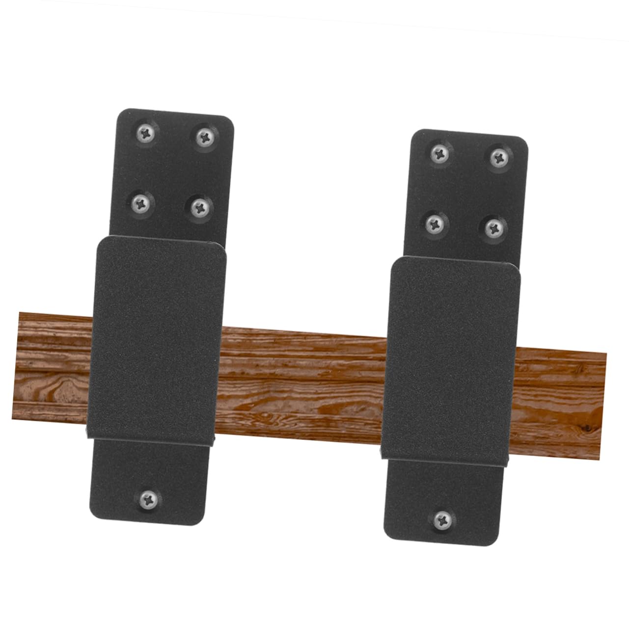 Tofficu Support de Sécurité de Porte en U, Barre de Sécurité pour Porte D’entrée, Acier Noir, Design Épais, Stable et Robuste pour Grange