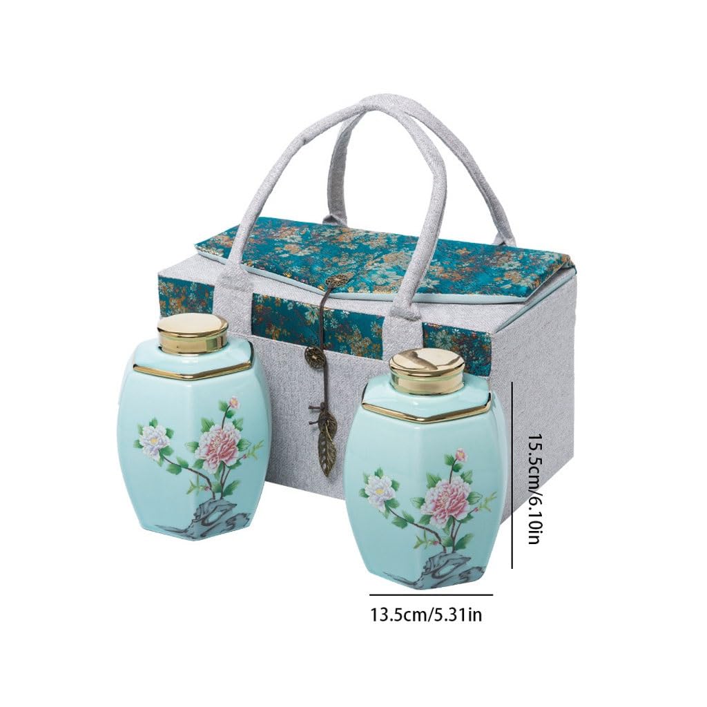 Puszka na herbatę ceramiczny słoik opakowanie pusty słoik ceramiczny domowy herbata zamknięty słoik herbaciarnia suszone owoce herbata przekąska słoik pojemnik na herbatę