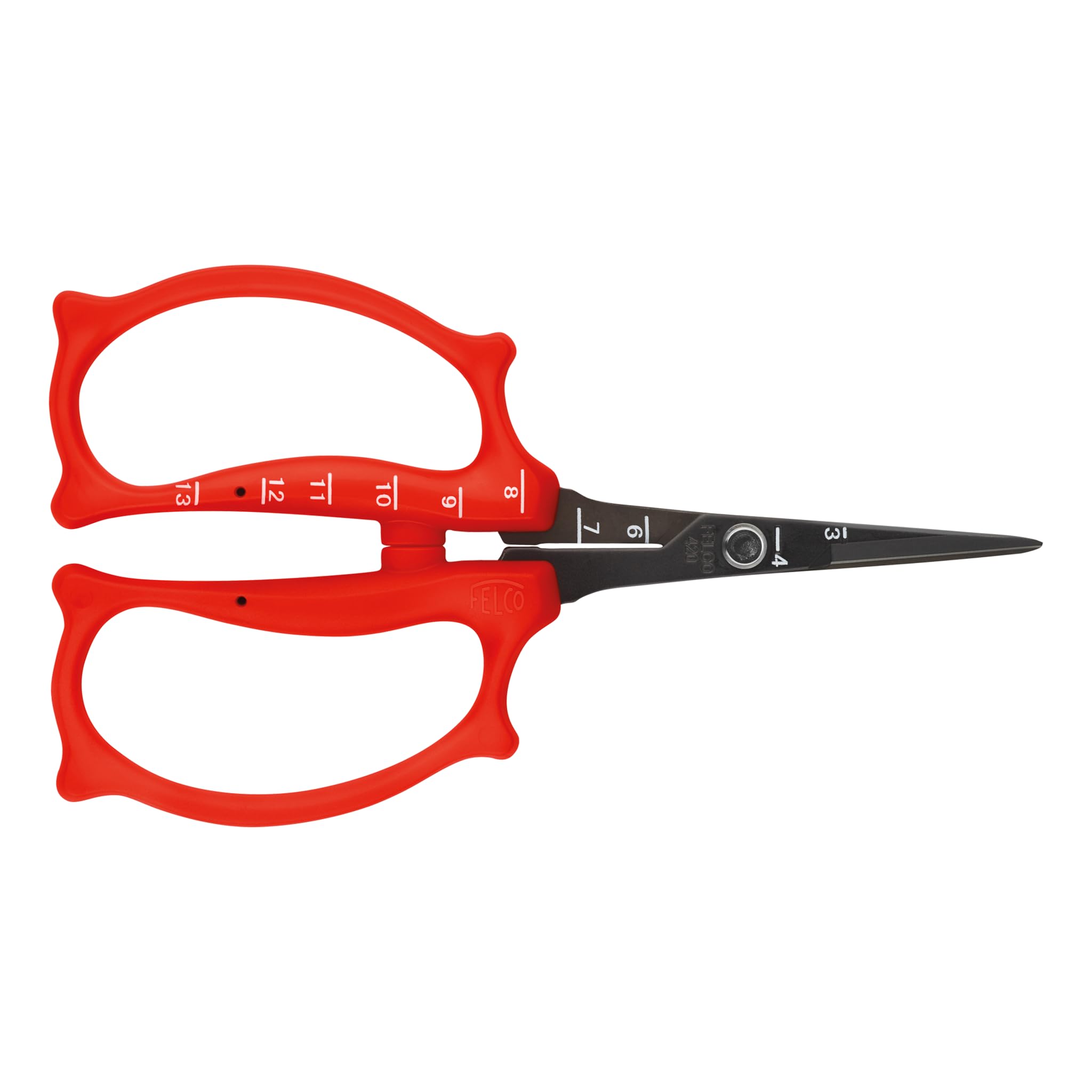 Felco 420 Trimming Scissors – 6.1" Garden Clippers with Fine Tip & Non-Stick Blade | Pruning Shears for Gardening | Garden Scissors for Plant with
