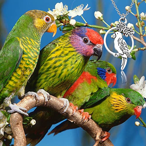 PLITI Parrot Necklace Parrot Lover Gift Gift Bird Watching Gift I Just Really Like Birds Pendant For Animal Lover4