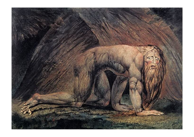 Affiche William Blake Nebuchadnezzar XL pour sublimer un salon ou un bureau