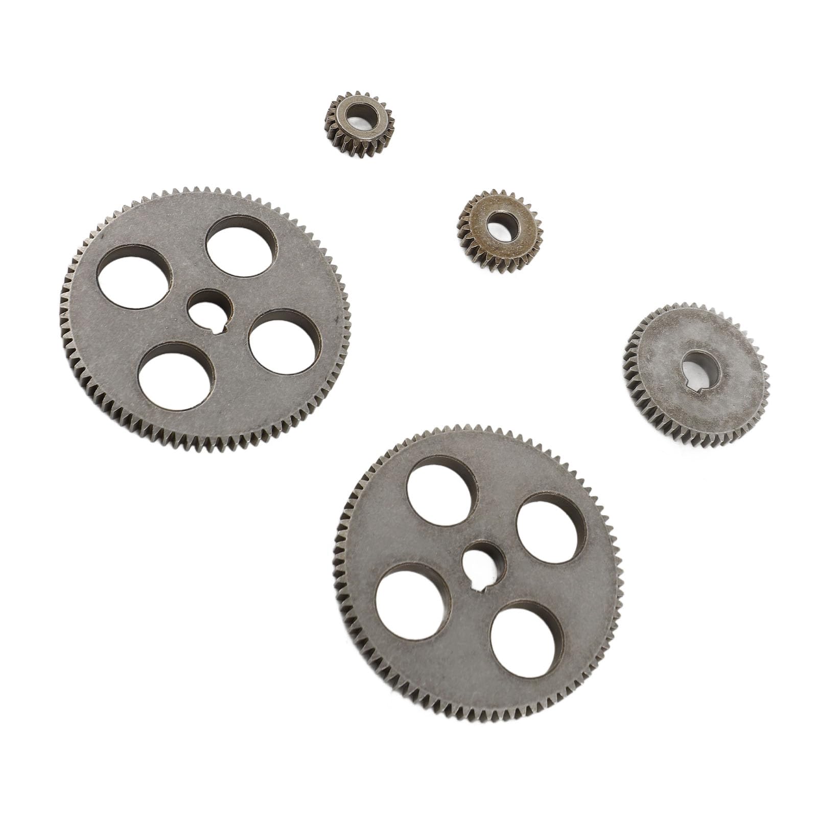 Juego de Mini Engranajes de Torno de Metal, Trabajo Confiable, Alta Precisión, Buen Material, Uso Extensivo con 5 Piezas en 1 Juego para Cortar