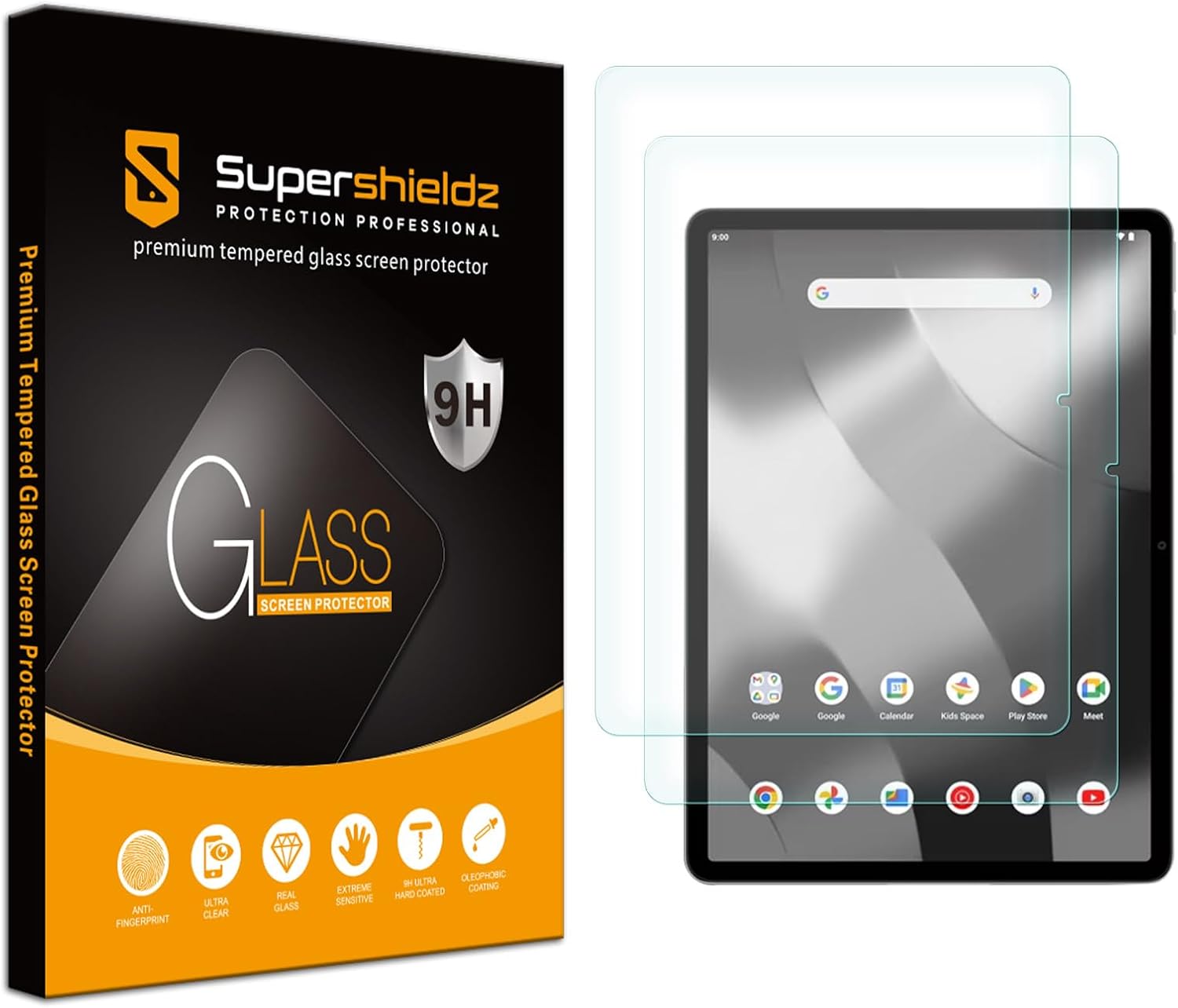 Supershieldz (2 Pack) Designed for Onn 11 inch Tablet Pro (2024) Screen Protector, (Tempered Glass) Anti Scratch, Bubble Free Supershieldz (2 Pack) Designed for Onn 11 inch Tablet Pro (2024) Screen Protector, (Tempered Glass) Anti Scratch, Bubble Free