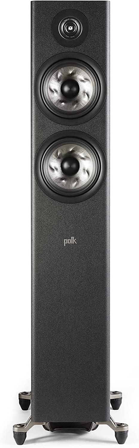 Polk Audio Reserve Series R400 Center & R600 Tower Speakers Bundle with 1" Tweeters & Dual 4" & 6.5" Woofers for Home Theater