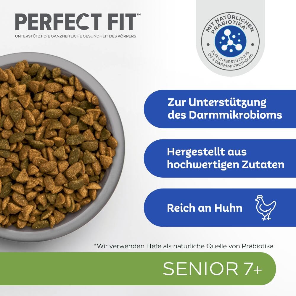 PERFECT FIT Senior 7+ Trockenfutter für Katzen 7 kg Huhn
