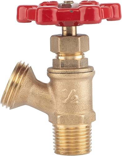 Miniatura 8 de Hausen Válvula de drenaje de caldera de 3/4 pulgadas MHT x 1/2 pulgada FIP, latón, certificado cUPC, ideal para calderas y calentadores de agua