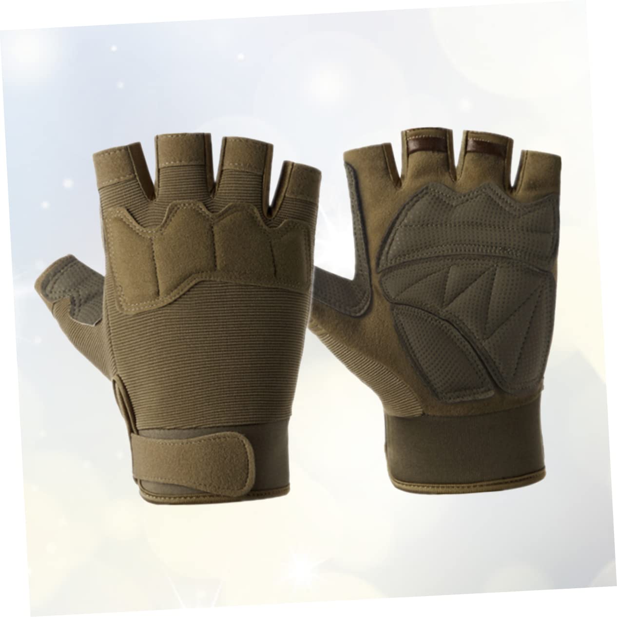 BESPORTBLE Men's Half Finger Cut Resistant Gloves Nonskid Comfortable for Cycling Sports Fitness Outdoor