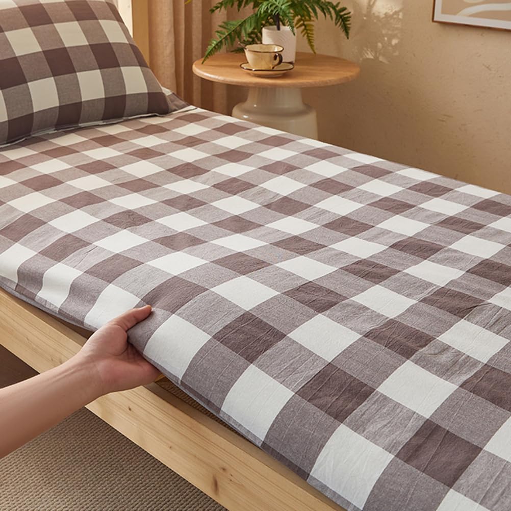 Imprimé Housse de Protection pour Futon, Amovible Housse de Matelas Futon de Sol avec Fermeture Éclair, Plaid Couverture Housse de Matelas Housse Protection pour Matelas,F,150x200cm/59x79in