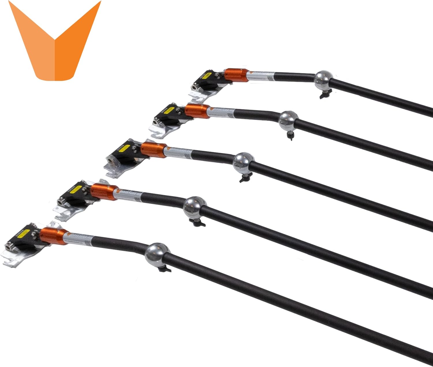 72" 180° Sure-Stop Flat Box Handle (Hell-Bent) I Drywall Master I Secure Locking Swivel for Flat Box Control I Chicago Family Owned