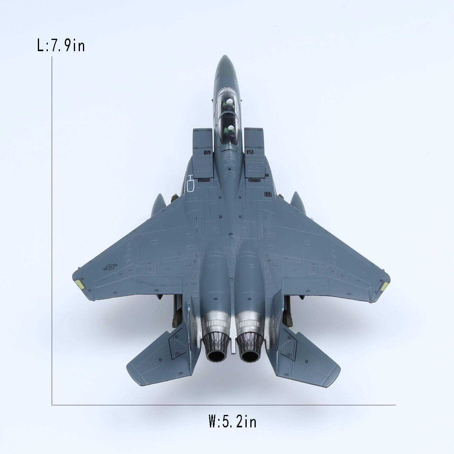 Amazon.com: vdakyurm F-15 American Eagle Aircraft Model 1:100