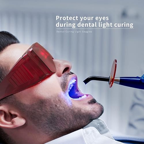 Miniatura 4 de ANNWAH Las gafas rojas dentales de 4PCS protegen los ojos para blanquear los dientes
