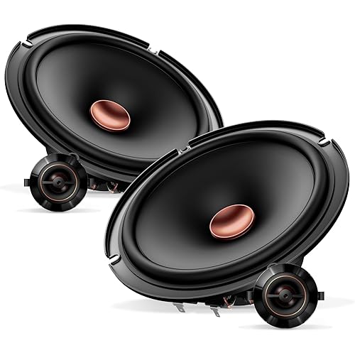 PIONEER D-Series TS-D65C 6.5” 2-Way Speakers (Pair) – 270W Max, Crisp Highs + Clear Vocals, Ideal Factory Upgrade, Add an Amplifier for Even Better Performance