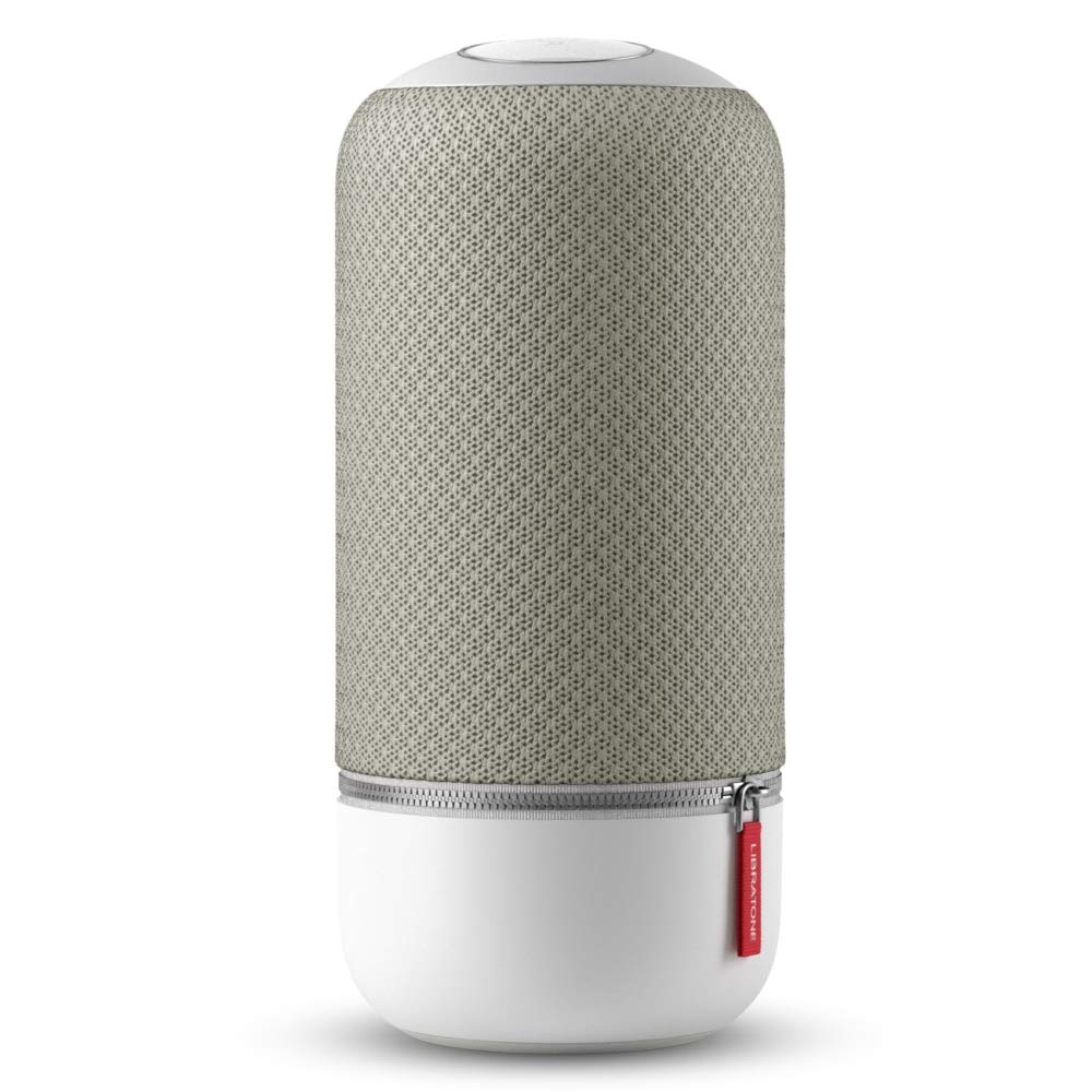 Libratone ZIPP MINI Altoparlante Wireless (360 ° Suono, WiFi, Bluetooth, MultiRoom, Airplay 2, Spotify Connect, 10 ore Batteria Ricaricabile)- Cloudy Grey