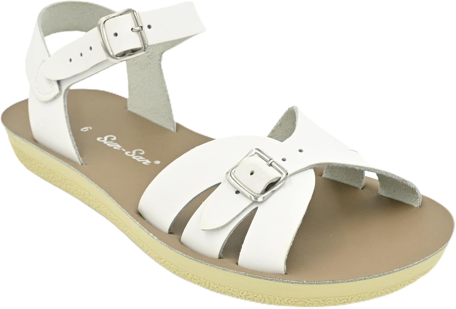 【新品未使用】bambolina 6-12m Squirrel sand Salt Water Sandals Sun-San Boardwalk Women's Leather Sandals