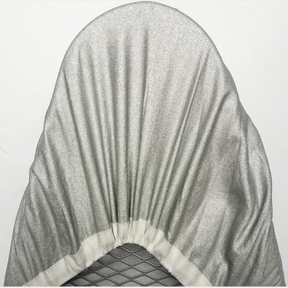 Elastic Ironing Board Cover - Heat Resistant, Cotton Fabric with Heavy Duty Padding for Large Boards (30x13 inch, 76x31 cm)(76 * 31Cm/30 * 13Inch)