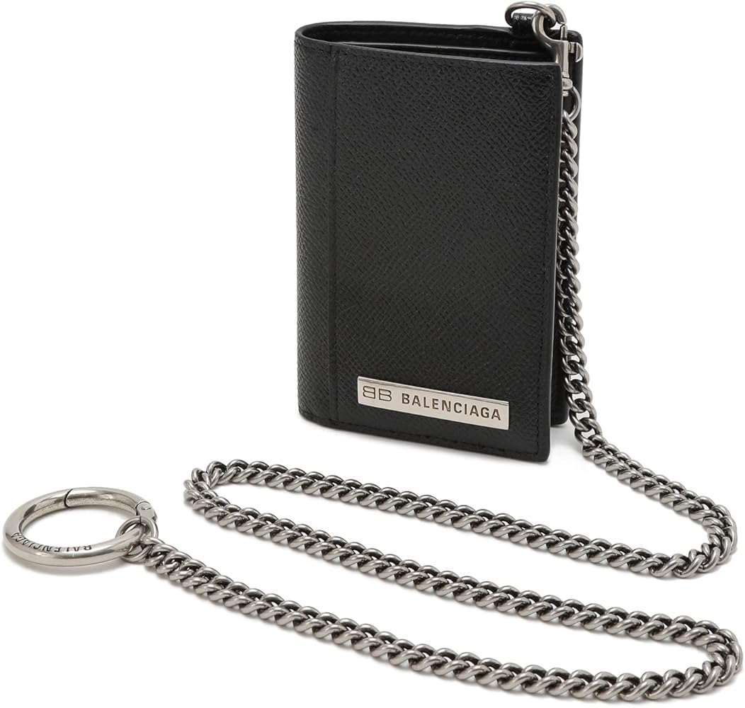 BALENCIAGA ウォレットチェーン　限定値下げ クーポン期間割引 バレンシアガ ウォレットチェーン 二つ折り