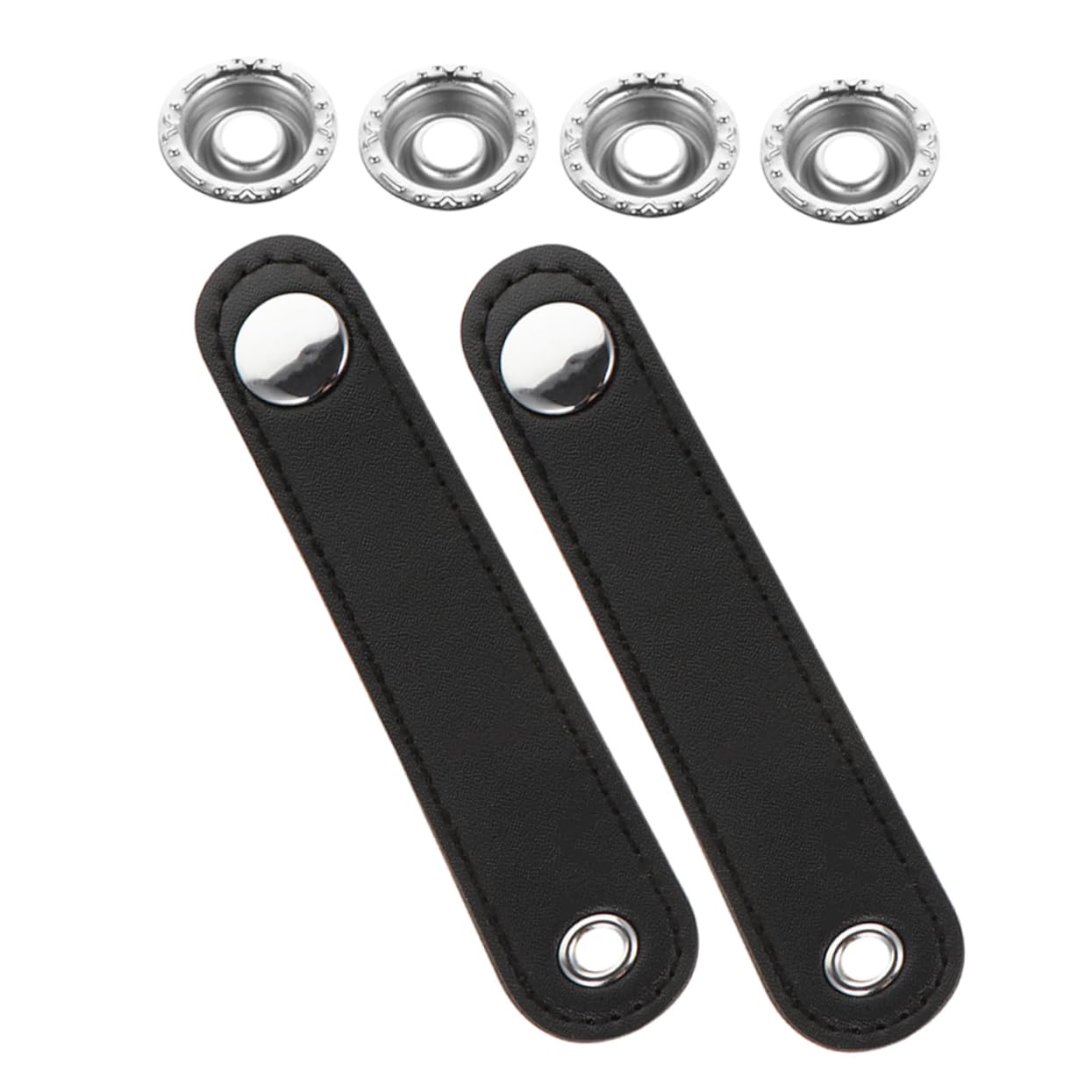 Totority 2pcs Accordion Bellows Strap Accordion Fittings Bellow Strap Instrument Accessories Common Universal Belt Universal Belt Musical Instrument Accessories Black Space Leather