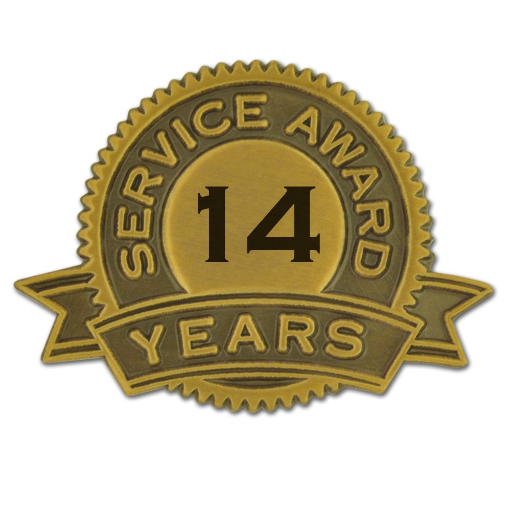 PinMart Year of Service Award Lapel Pin