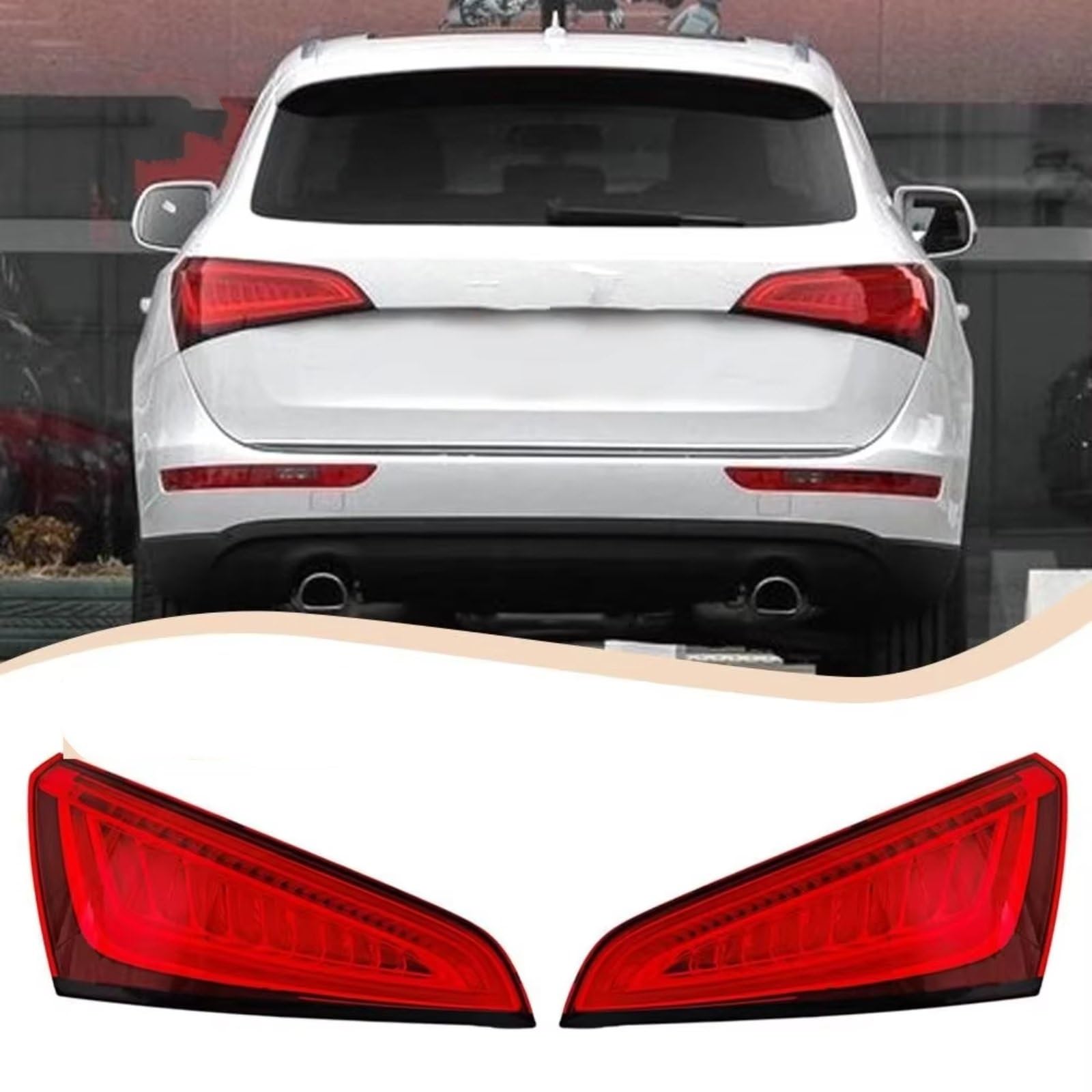 Compatibile Con Q5 2014 2015 2016 Gruppo Luci Posteriori Per Auto Segnale Freno Indicatore Di Direzione Lampada Di Retromarcia Ricambio 8R0945093D Luce Fanale Posteriore