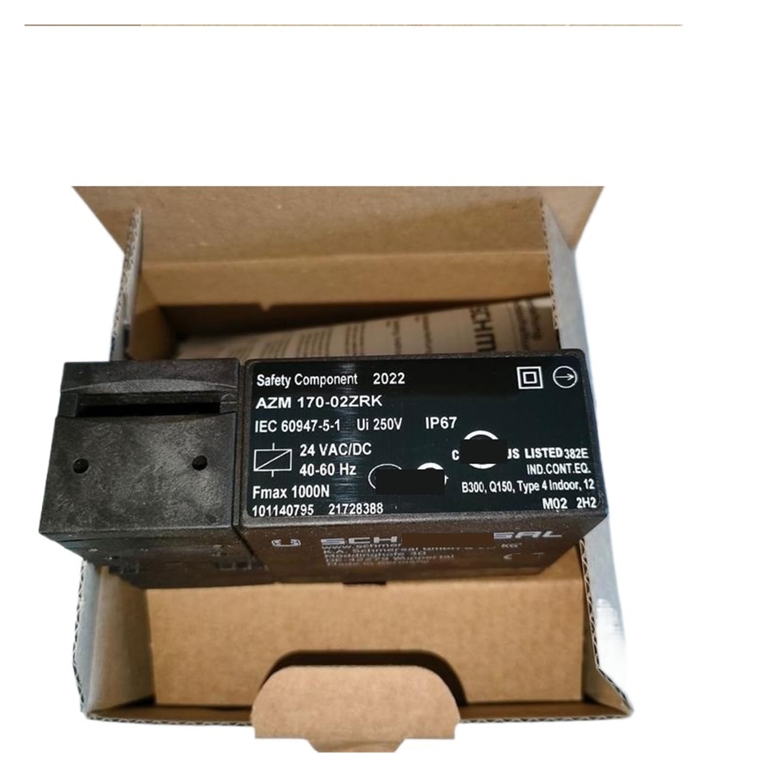 Interruptor de bloqueo de seguridad electromagnético interruptor de bloqueo de seguridad 170-02ZRK 24VAC/DC