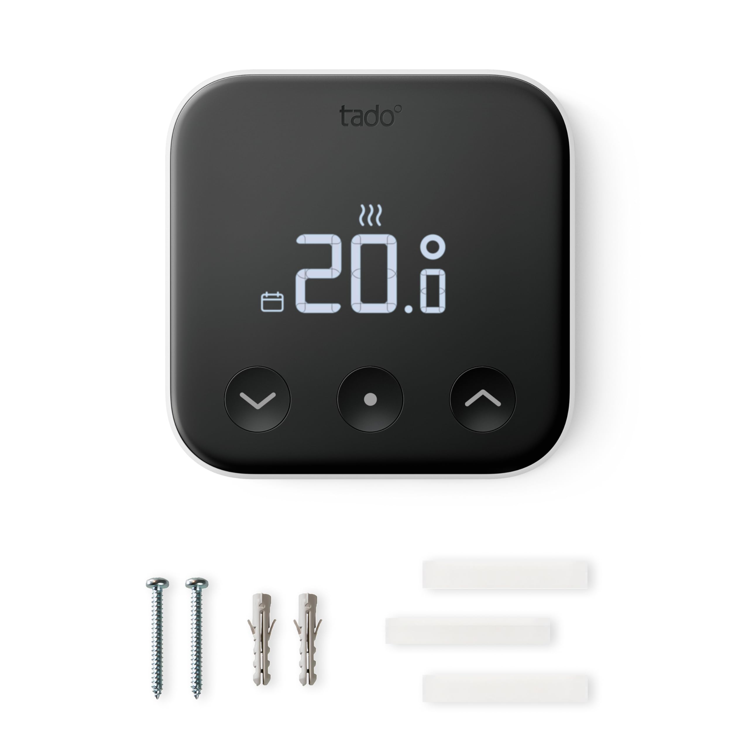 tado° termostato intelligente X, prodotto aggiuntivo come termostato ambiente cablato, controllo del riscaldamento tramite app e smart speaker (Alexa, Siri, Google)