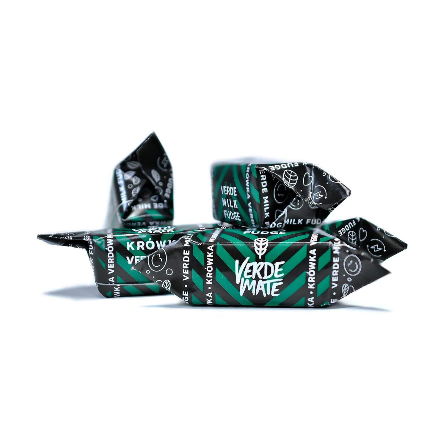 Verde Mate Green Fudge with Yerba Mate 1000g | Combinaison de Yerba Mate chimarrao brésilien et de fudge au lait | Fudge au Yerba Mate vert | Yerba Mate dans sa forme originale