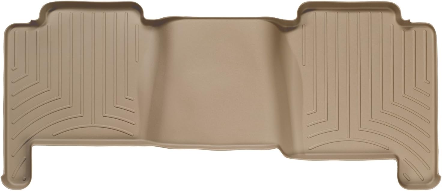 WeatherTech Custom Fit FloorLiners for Ford F-150, Mark LT, F-150-2nd Row (450052), Tan