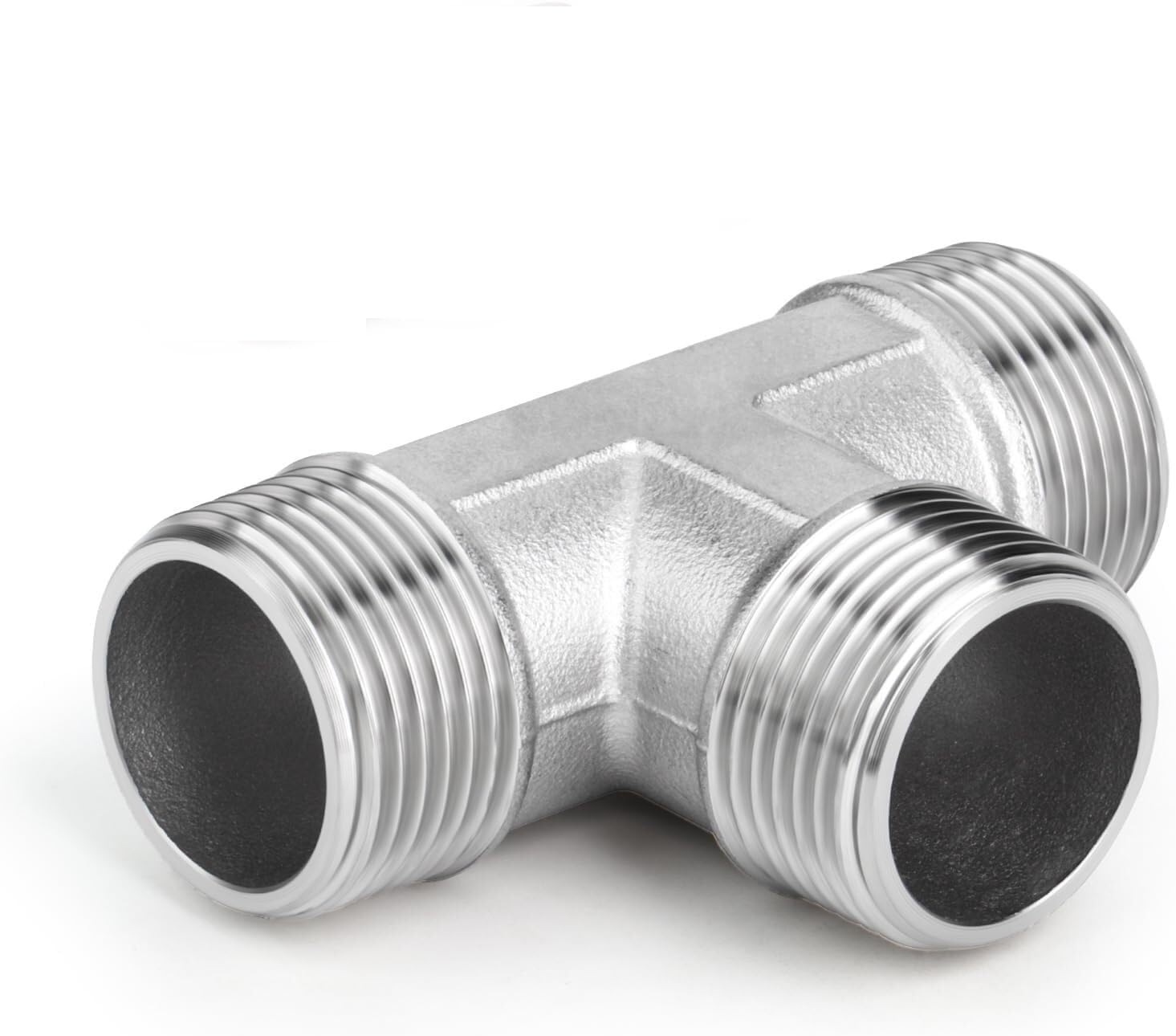 1 Pezzo di Raccordo a T Maschio a Forma in Acciaio Inossidabile 304 3/4 "BSP