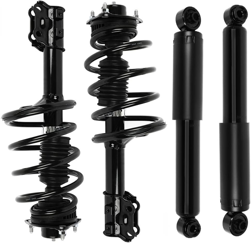 SCITOO Front and Rear Shock Absorber Assembly Fit for 2010-2013 for Kia Forte, Complete Shock and Strut Assembly Kit Fit for 172721 172720 5672 4PCS