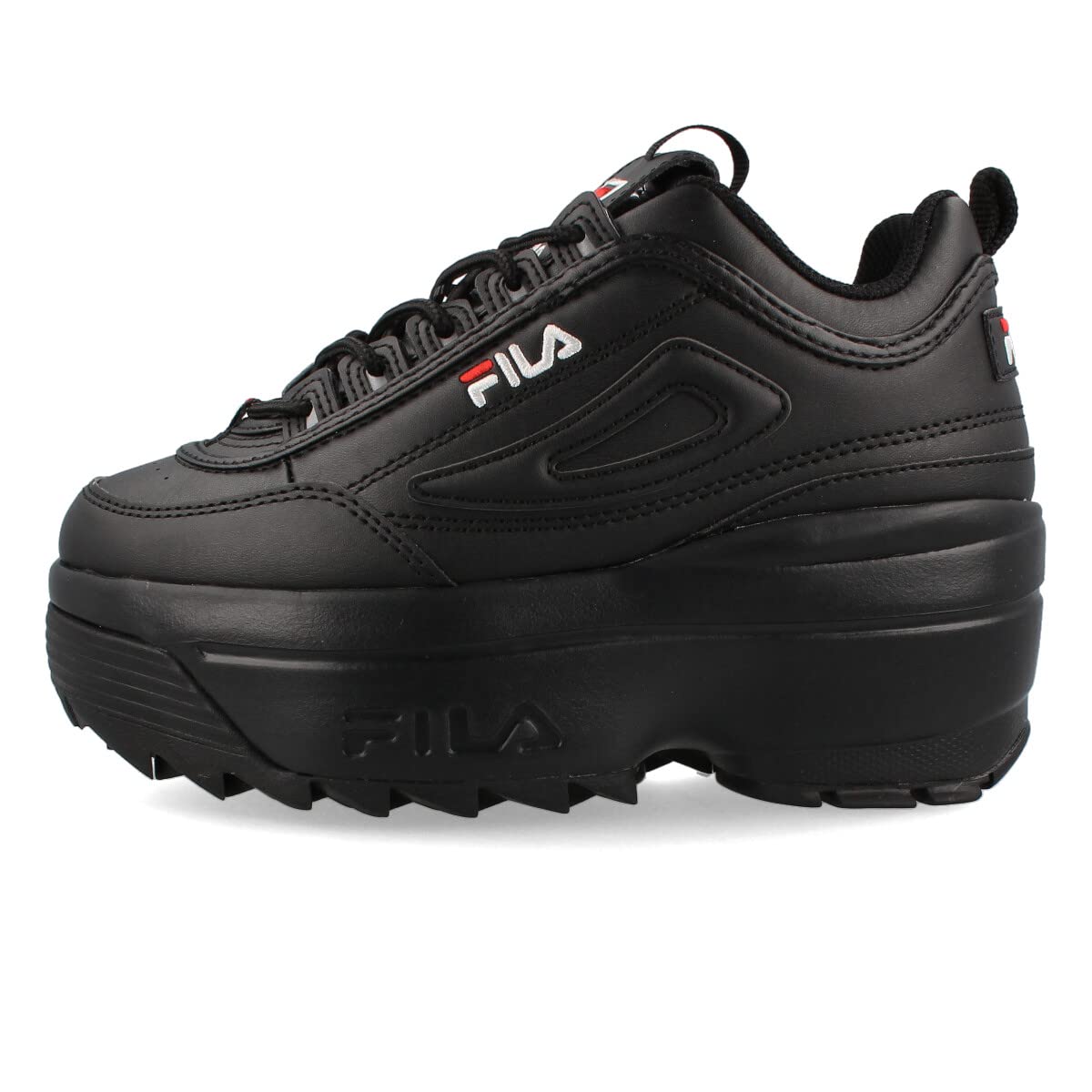 【美品】FILA フィラ ディスラプター2 ウェッジブラック24.0cm 美品】FILA フィラ ディスラプター2 ウェッジブラック24.0cm