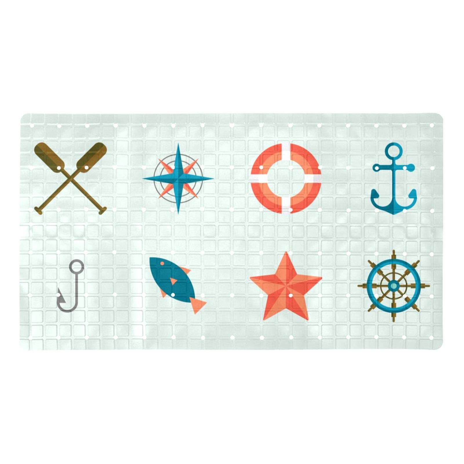 Tapis de bain antidérapant Bennigiry de qualité supérieure non toxique 39x70