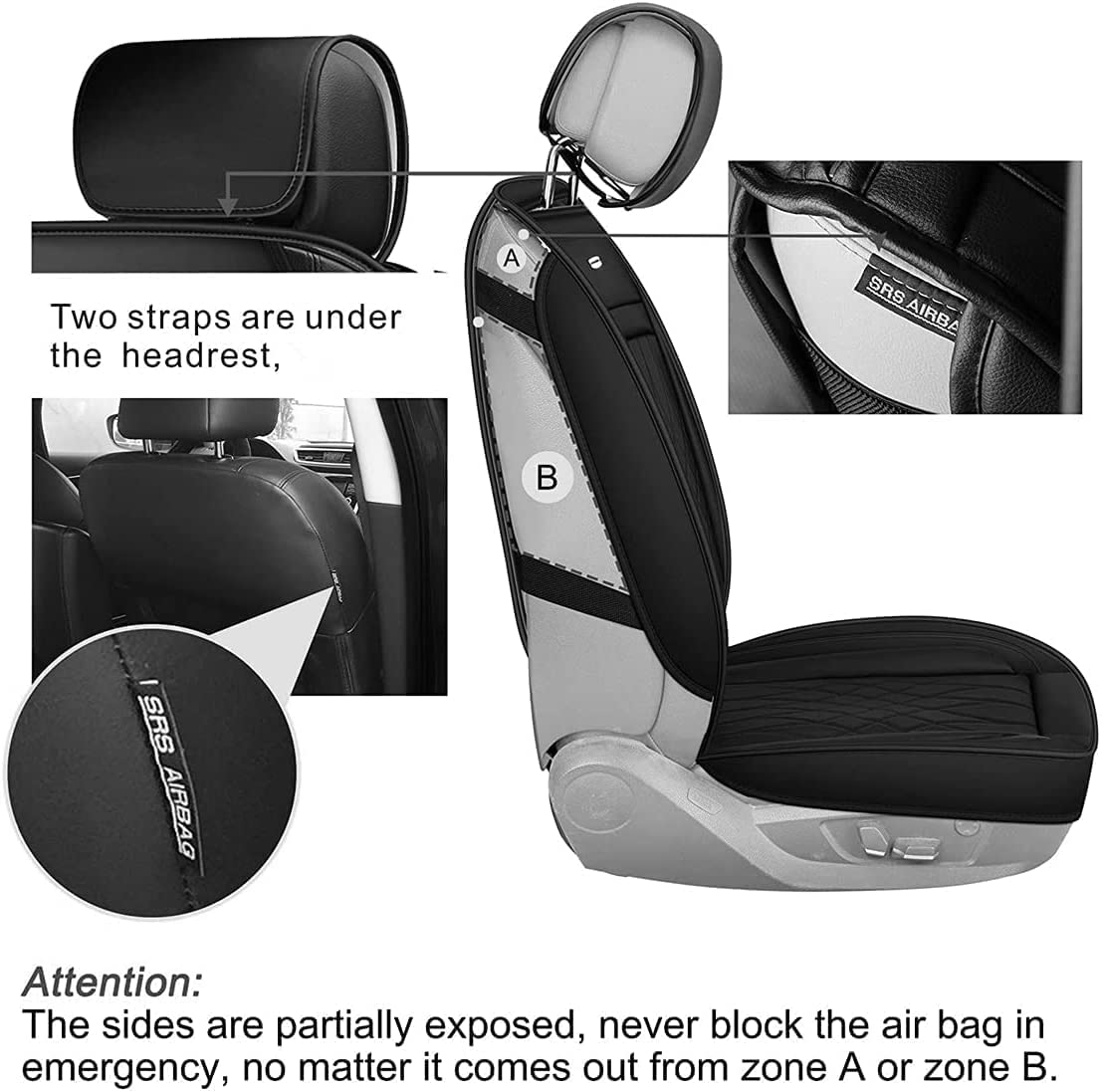 74 HAL 2OASIS AUTO OS 009 Leather Car Seat Covers Faux