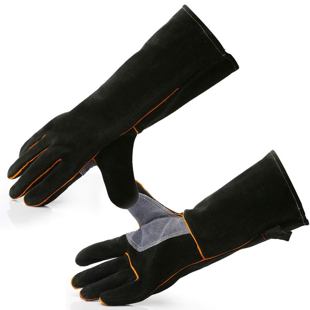 YOUYA Extreme Heat & Fire Resistant Gloves Leather with Kevlar