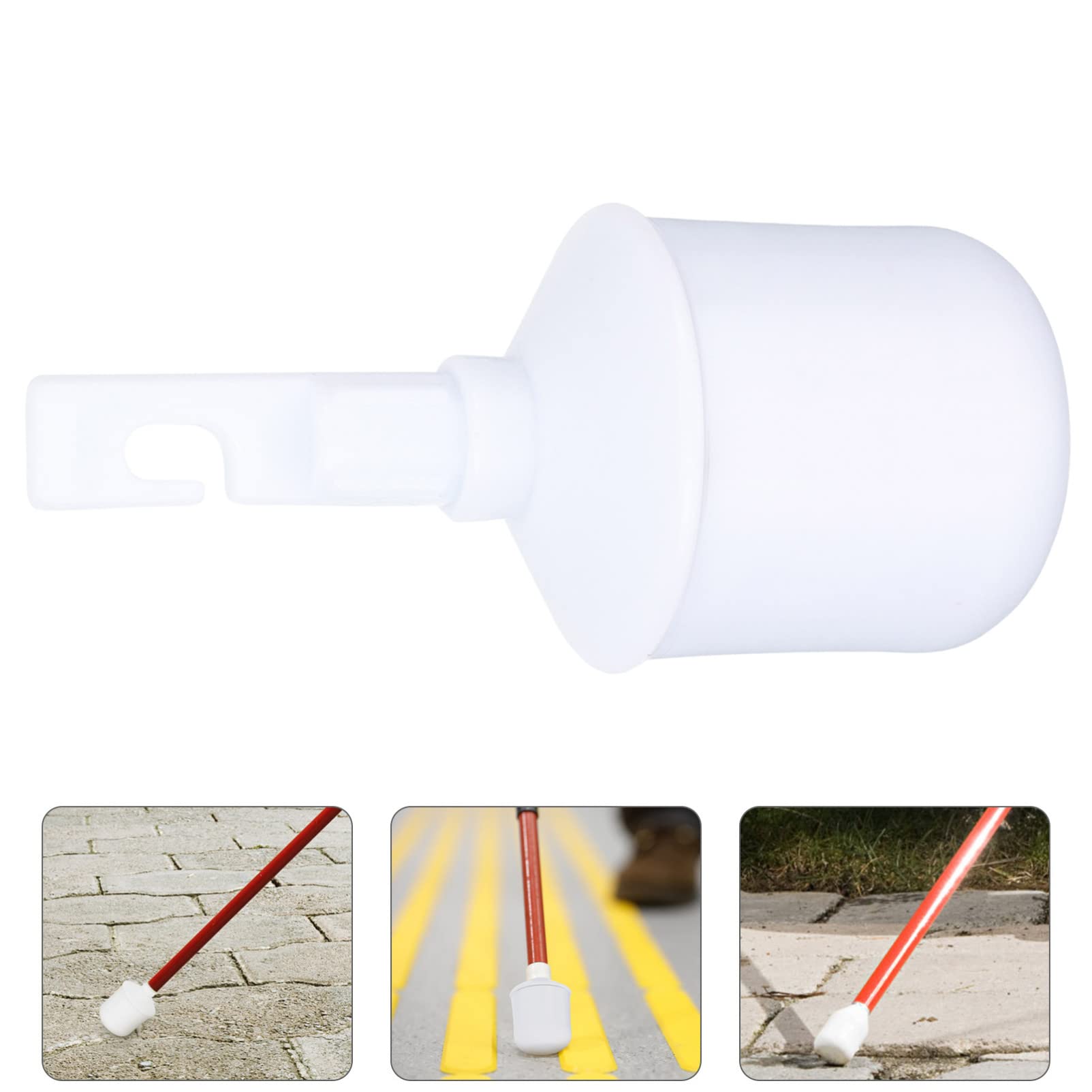 Didiseaon Cane Tip Replacement Blind Cane Supply Comfortable Cane Pad Sturdy Walking Stick Parts