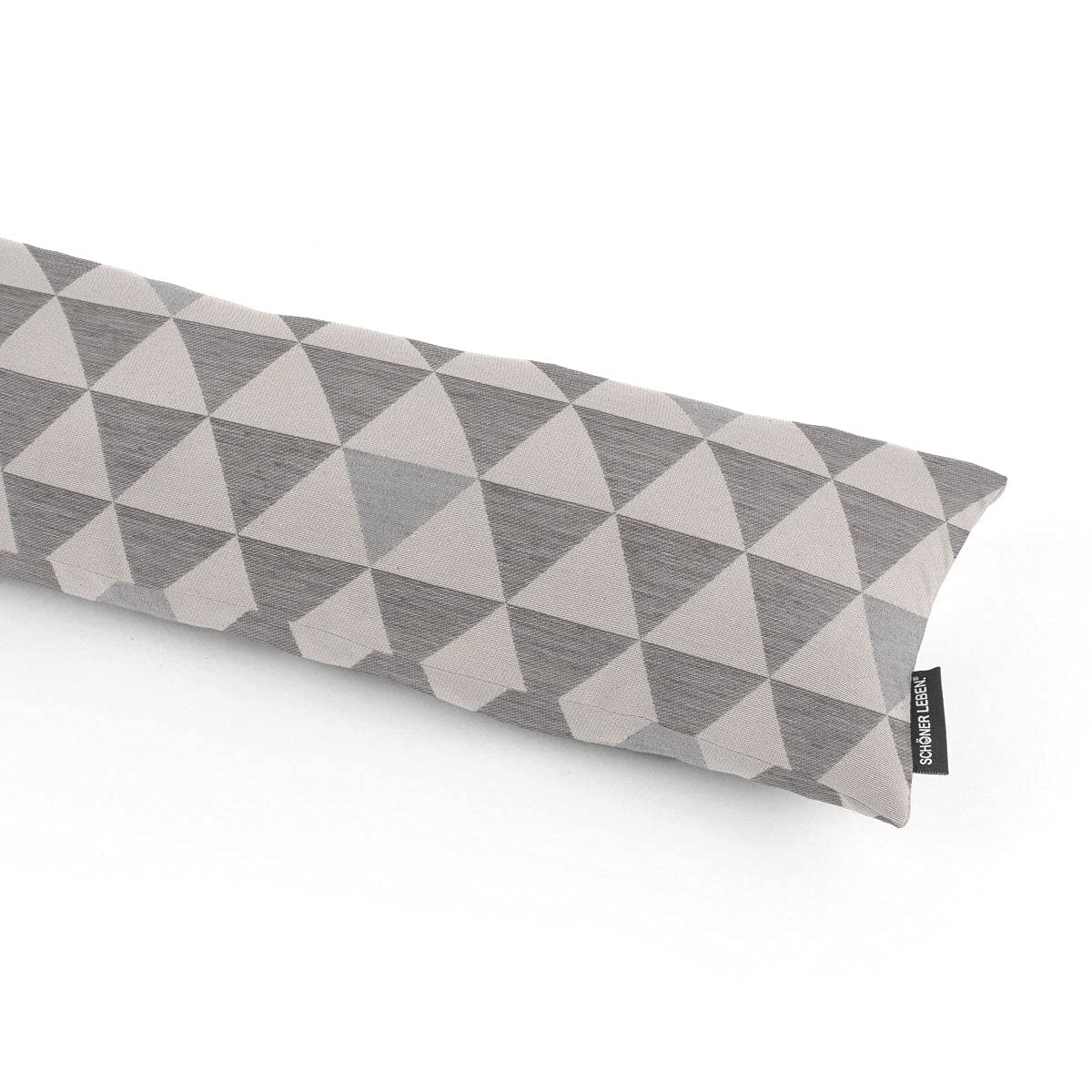 SCHÖNER LEBEN. Paraspifferi a triangolo retrò Scandi, grigio chiaro, diverse misure, a scelta: 90 cm di lunghezza
