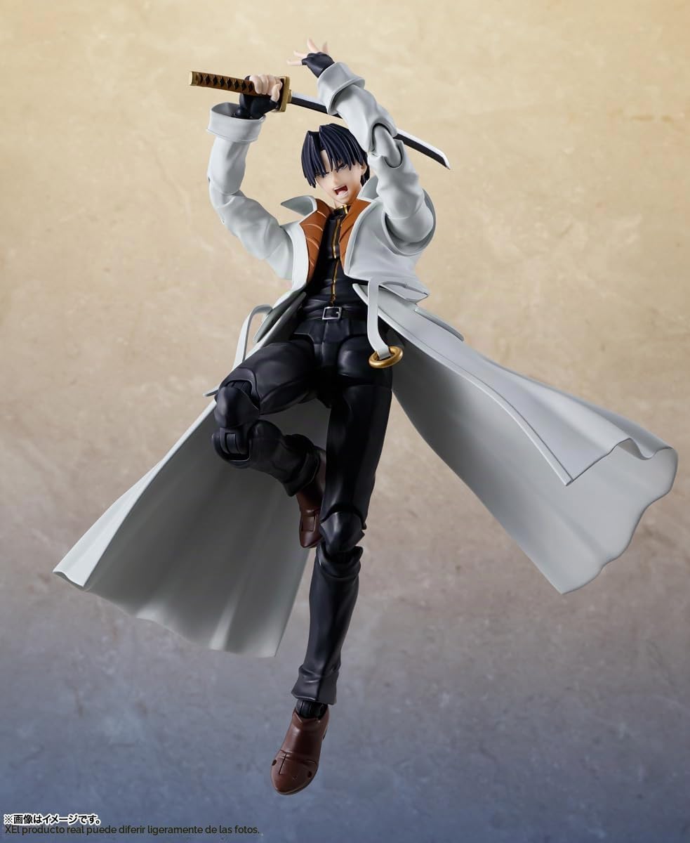 TAMASHII NATIONS Aoshi shinomori Fig. 16,5 cm Rurouni Kenshin SH figuarts