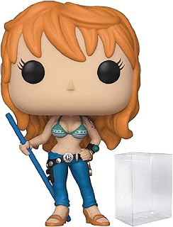 POP One Piece - Nami Funko Pop! Vinyl Figure (Bundled with Compatible Pop Box Protector Case) Multicolor 3.75 inches