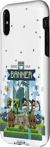 Miniatura 8 de Funda para iPhone 11 Pro Max Minecraft Legends Raise Your Banner Mobs Group Shot