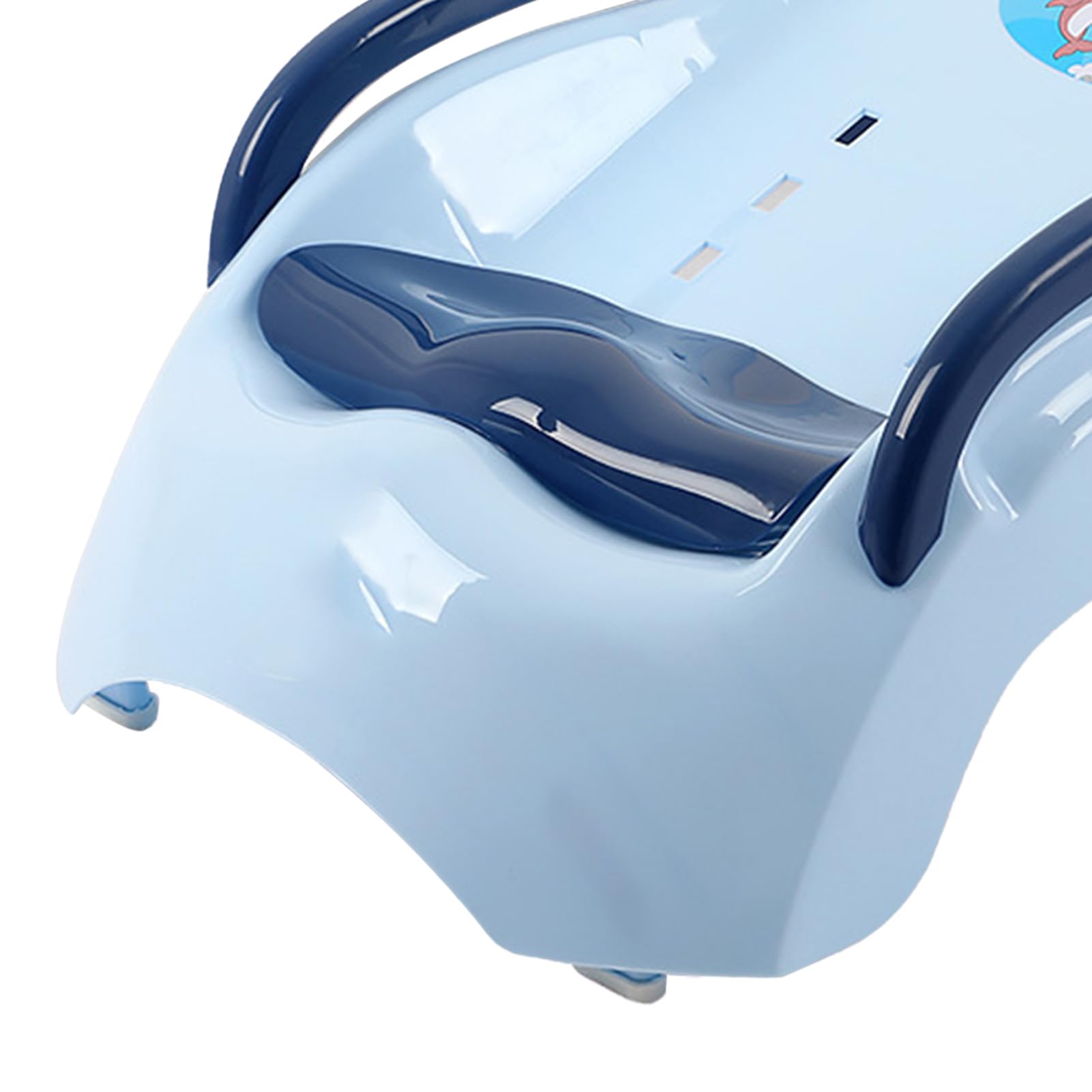 Generic Odżywka do Włosów dla Głowy Malucha Składany Fotel do Mycia Włosów w Salonie Ergonomiczne łóżko Szamponowe z Materiałem Polipropylenowym [oszczędność miejsca] (BLUE)