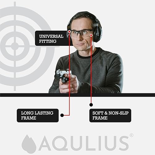 Miniatura 5 de Aqulius 3pk Shooting Glasses - Safety Glasses - Eye Protection for Shooting Range, Tactical Shooting Goggles