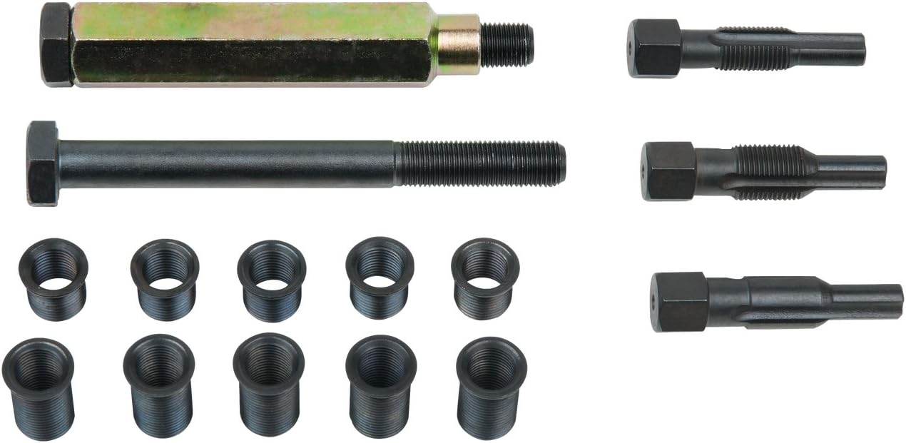KS Tools 150.5040 THREADfix set M10 x 1.0 for glow plugs 15 pcs, Schwarz - Image 5